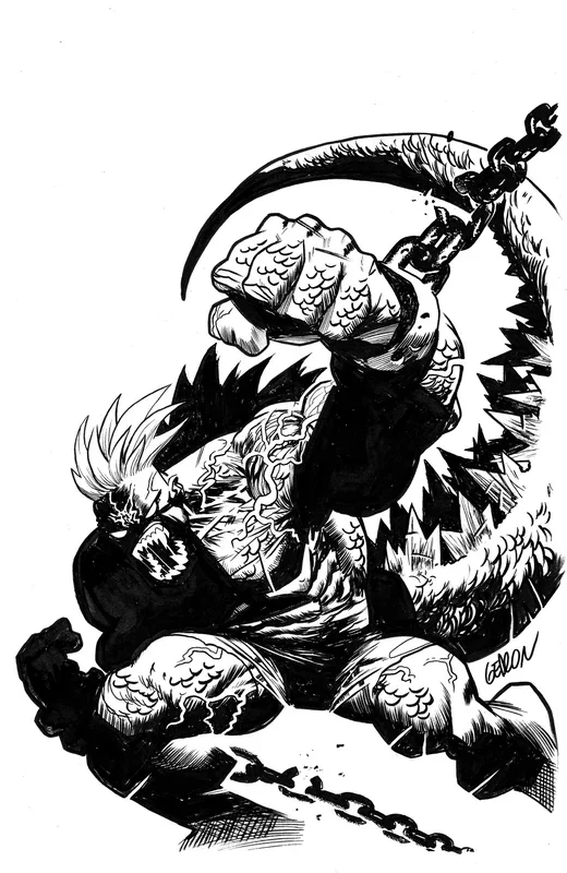 Godzilla: Escape the Deadzone [Kai-Sei Era] #2 Variant RI (25) (Gedeon B&W Full Art) (SCHD: 09/17/2025)