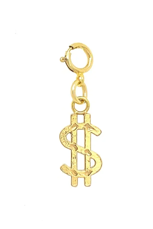 Gold Cash Money Charm
