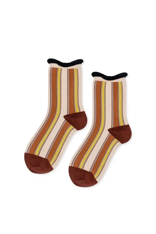 Good Vibes Stripe Crew