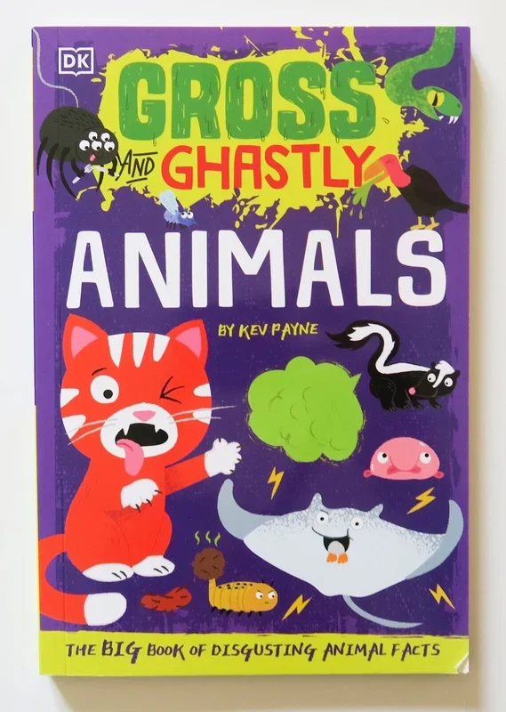Gross and Ghastly Animals Disgusting Animal Facts DK Graphic Novel Comic Book – Very Good