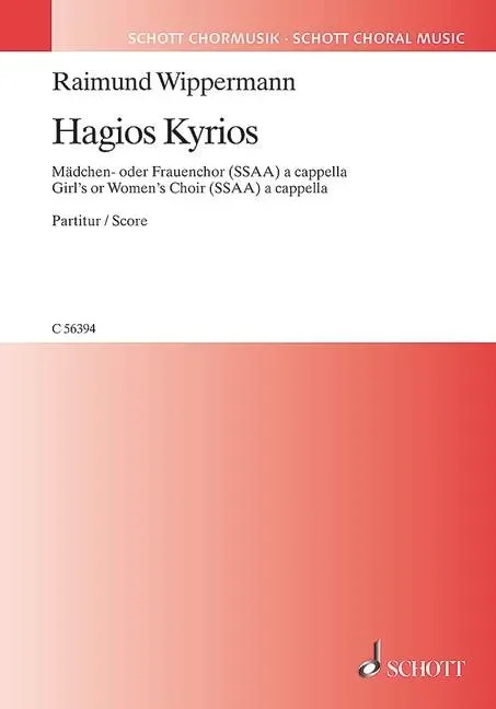 Hagios Kyrios – Choral Score