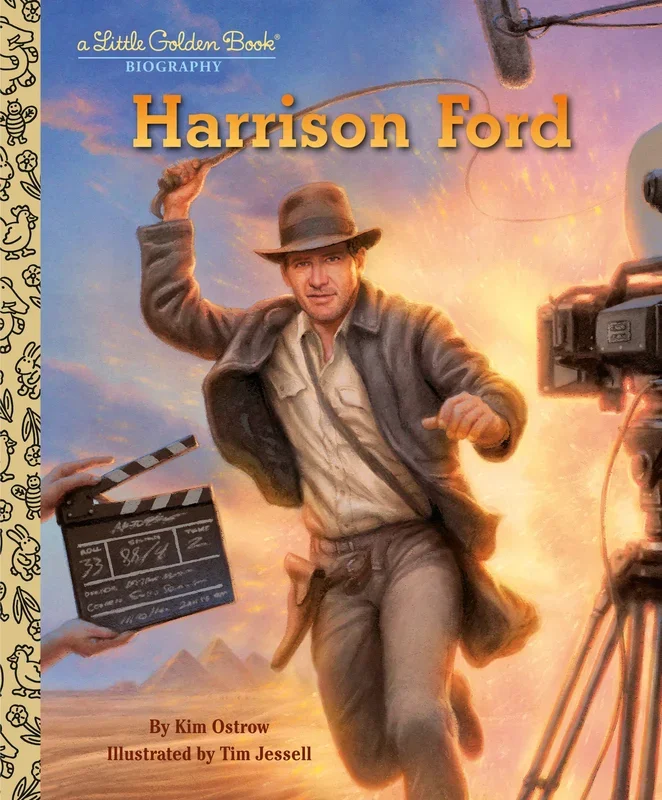 Harrison Ford Little Golden Book Biography Hardcover