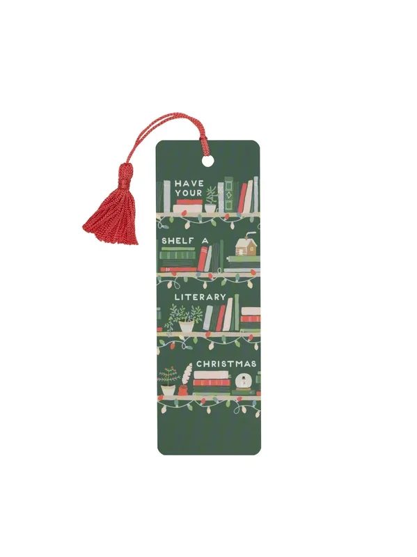 HAVE YOUR SHELF A LITERARY CHRISTMAS BOOKMARK