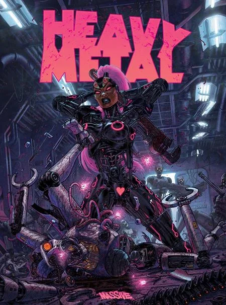HEAVY METAL MAGAZINE #1 MASSIVE SELECT EXCLUSIVE TONY MOORE HOMAGE VAR (MR) (MR) HEAVY METAL MAGAZINE (1C061025)