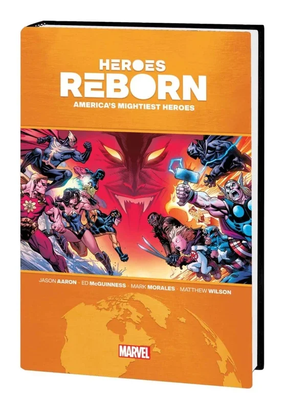 HEROES REBORN: AMERICA’S MIGHTIEST HEROES OMNIBUS HC MCGUINNESS COVER