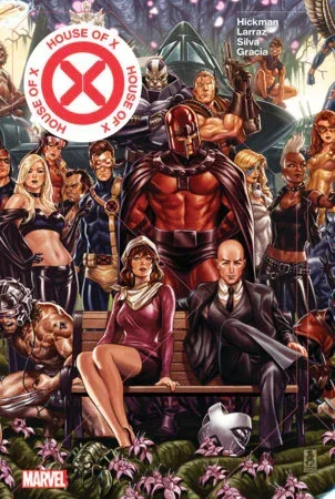 House Of X/Powers Of X Hc Mark Brooks Cover [New Printing, DM Only] On Sale 11/18/2025