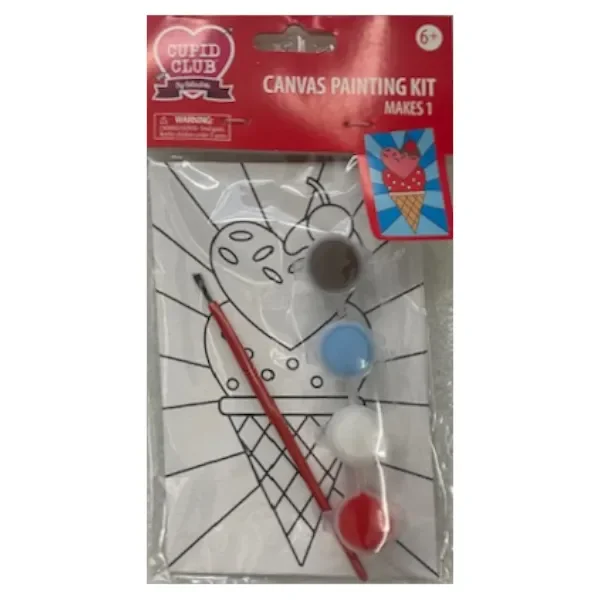 Ice Cream Canvas Painting 4″ x 6″