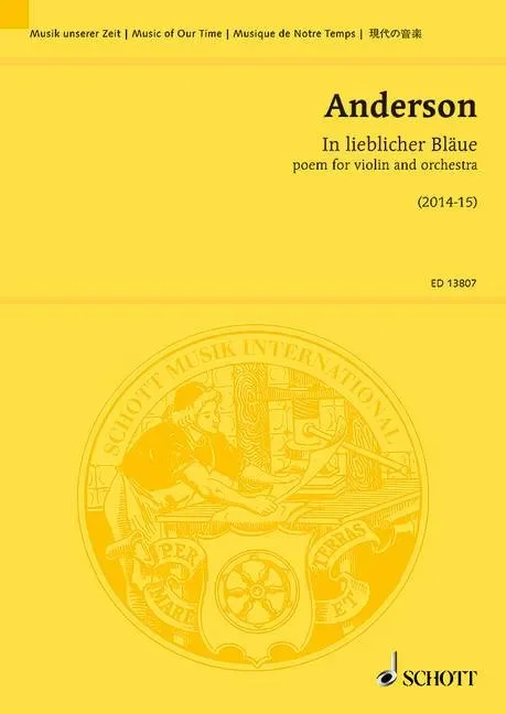 In lieblicher Bläue – Full Score