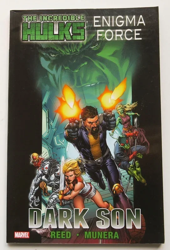 Incredible Hulk Enigma Force Dark Son Marvel Graphic Novel Comic Book – Very Good