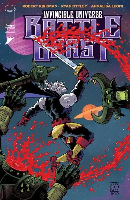 INVINCIBLE UNIVERSE BATTLE BEAST #5 CVR E INC 1:50 MATT WAGNER & BRENNAN WAGNER VAR (SCHD: 9/17/2025)