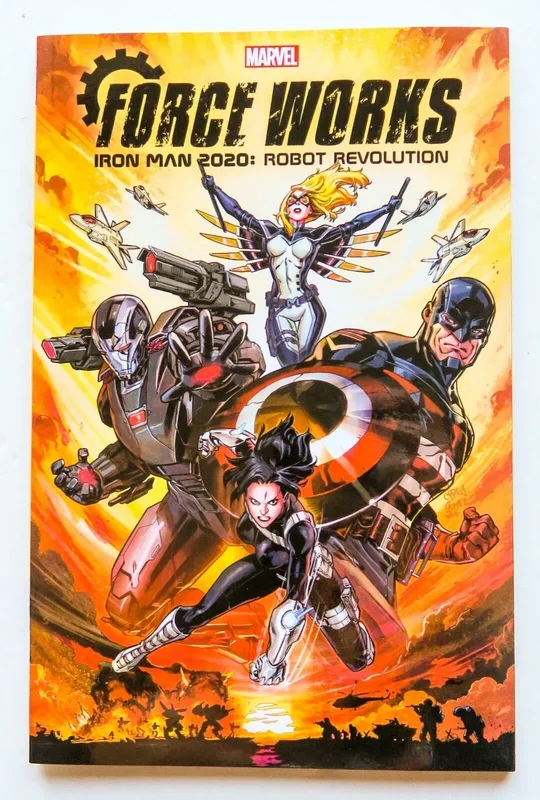 Iron Man 2020 Robot Revolution Force Works Marvel Graphic Novel Comic Book – Very Good