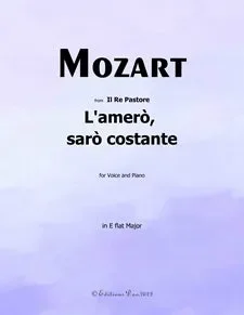 L’amero, saro costante, from Il Re Pastore