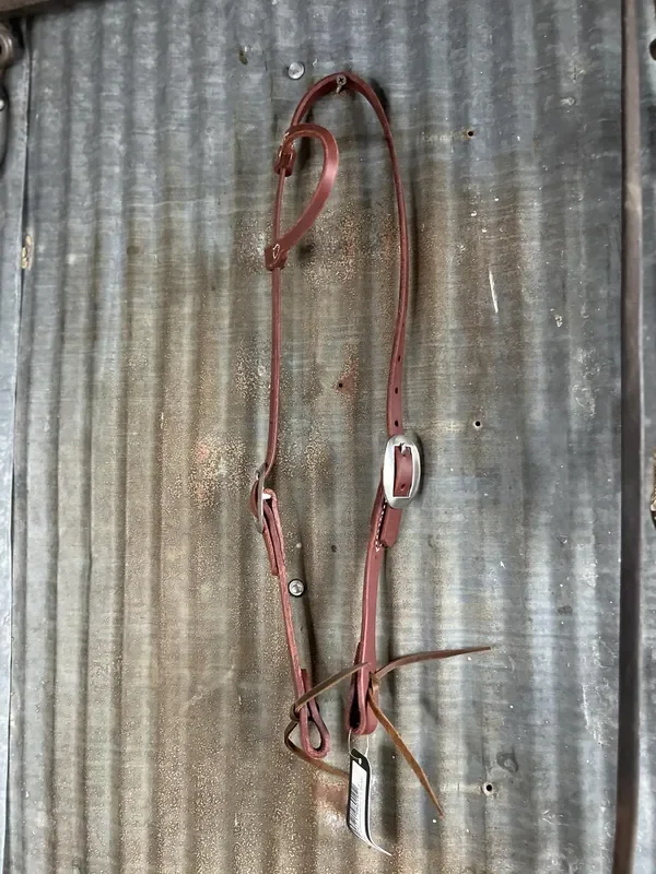 Latigo Rolled Ear w Tie Buckle – L1150