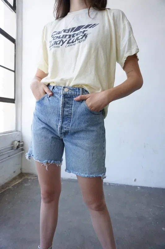 Light Wash 501 Cutoff