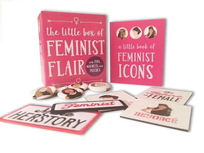 Little Box of Feminist Flair: With Pins, Patches, & Magnets