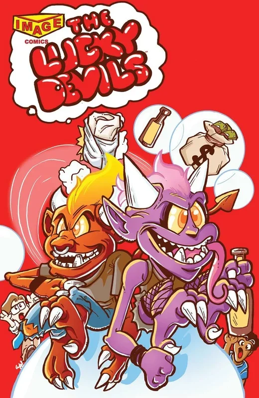 LUCKY DEVILS #1 MEGACON EXCLUSIVE By MATTHEW WAITE ”BUBBLE BOBBLE HOMAGE” (LTD 500)