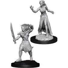 Magic the Gathering Unpainted Miniatures: Vampire Lacerator & Vampire Hexmage