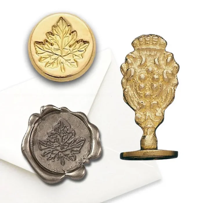 Maple Leaf Motif Wax Stamp