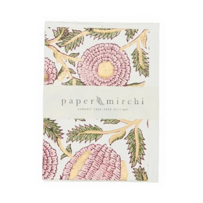 Marigold Glitz Blush Card