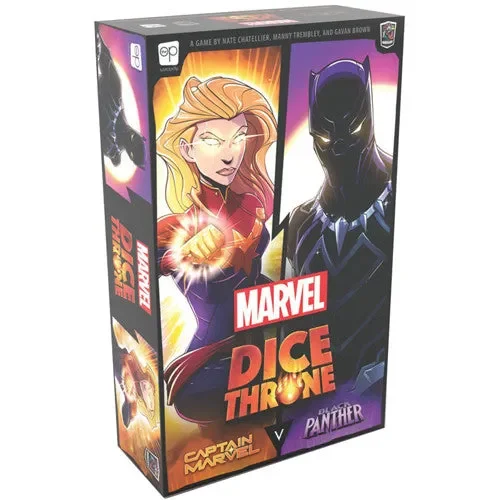 Marvel Dice Throne: 2-Hero Box – Captain Marvel vs Black Panther