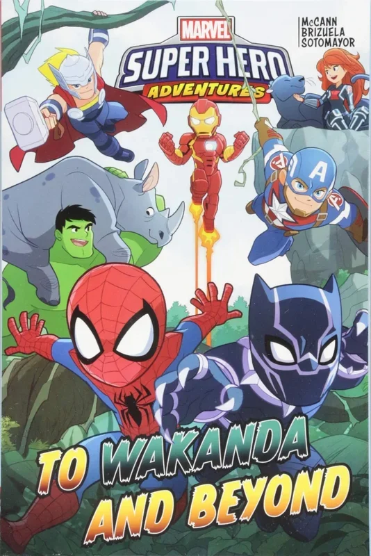 Marvel Super Hero Adventures To Wakanda & Beyond Marvel Graphic Novel Comic Book – Very Good