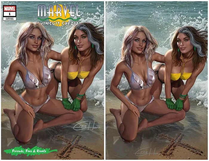 MARVEL SWIMSUIT SPECIAL #1 GREG HORN EXCLUSIVE OPTIONS