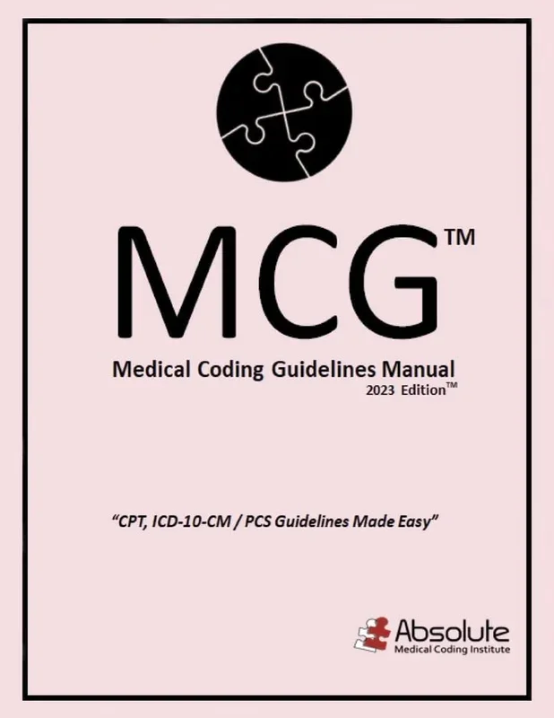 Medical Coding Guidelines Manual (McG) 2023 Edition Volume 6