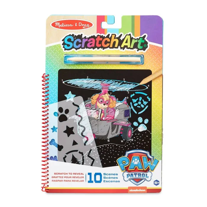 Melissa & Doug PAW Patrol Scratch Art Pad – Skye