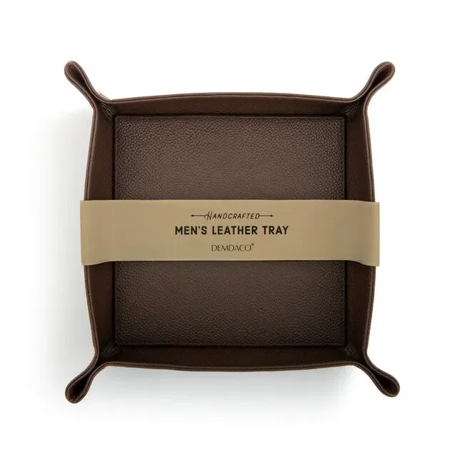 Men’s Leather Tray – Brown