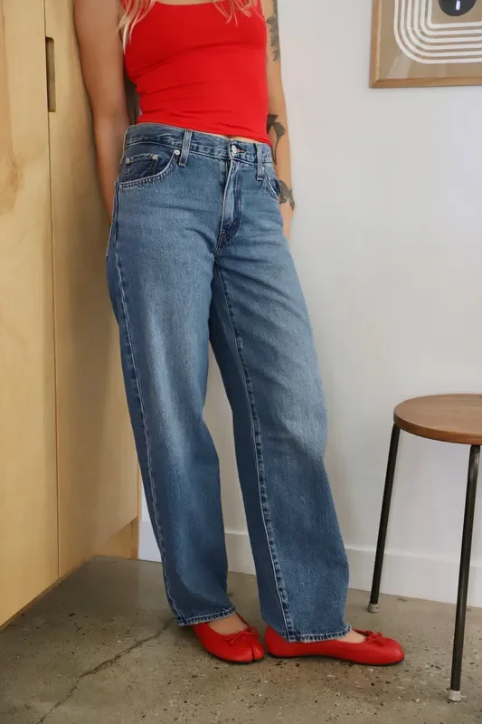 Metaphor Mix Baggy Dad Jean