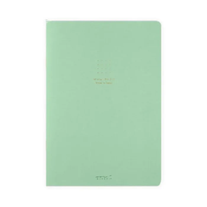 Midori Soft Color Notebook – A5, Dot Grid, Green