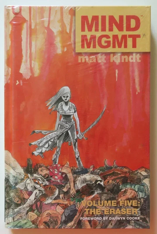 Mind Mgmt The Eraser Vol. 5 Hardcover Dark Horse Graphic Novel Comic Book – Very Good