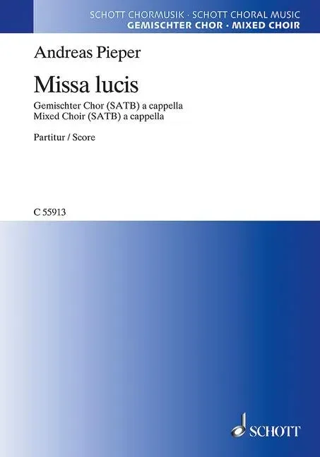 Missa lucis – Choral Score