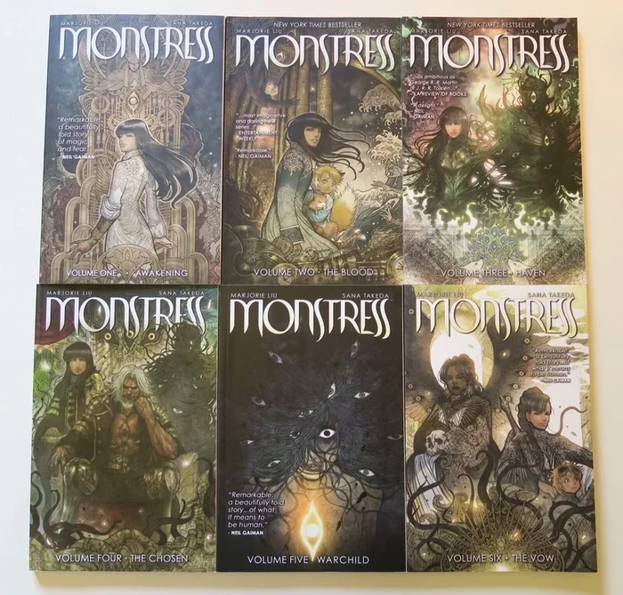 Monsters Vol. 1 2 3 4 5 & 6 Image Graphic Novel Comic Book Lot of 6 – Very Good