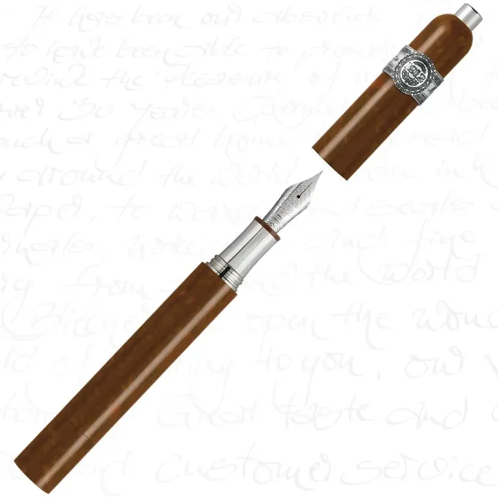 Montegrappa Cigar Fountain Pen LE – Silver