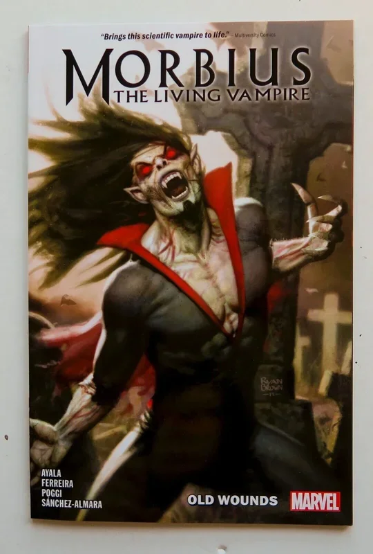 Morbius Old Wounds Vol. 1 Marvel Graphic Novel Comic Book – Very Good