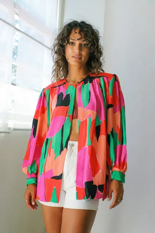 Mosaic Open Front Top