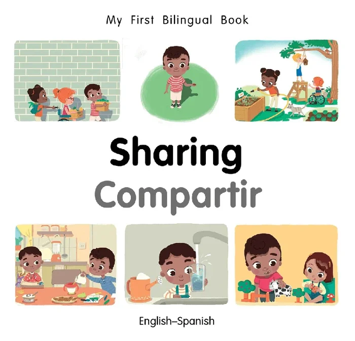 My First Bilingual Book: Sharing (English–Spanish)