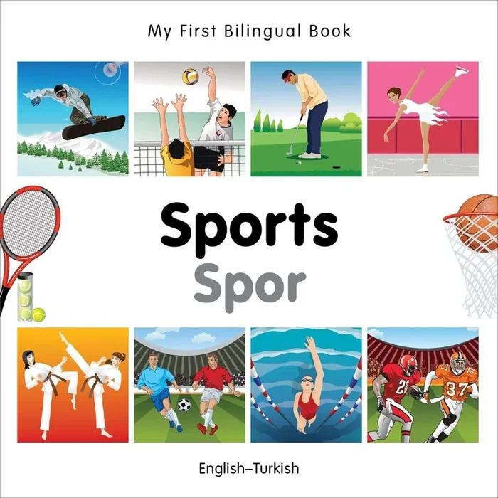 My First Bilingual Book: Sports (English–Turkish)
