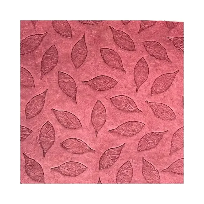 Nepali Paper Wrap Sheet – Embossed Leaves