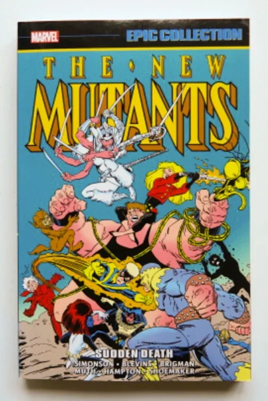 New Mutants Sudden Death Marvel Epic Collection Graphic Novel Comic Book – Very Good