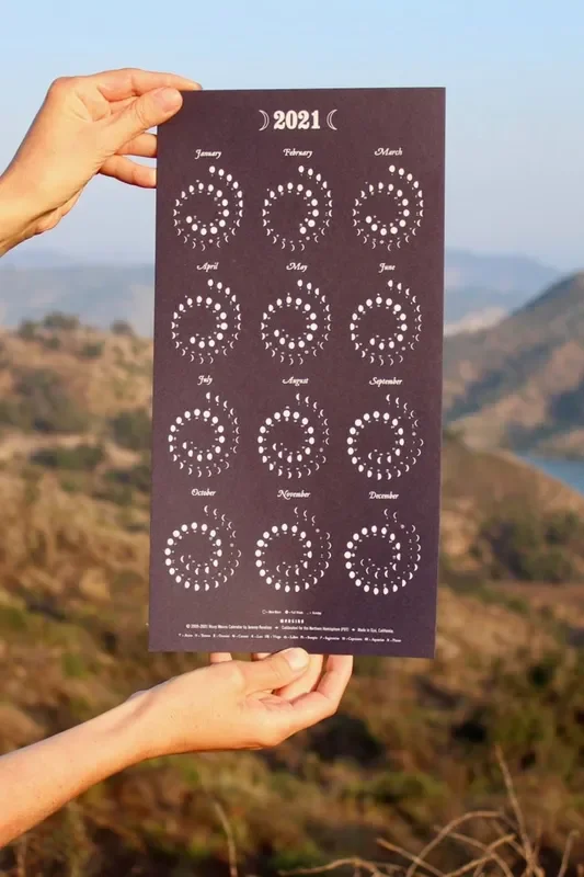 Night Sky Many Moons 2021 Calendar