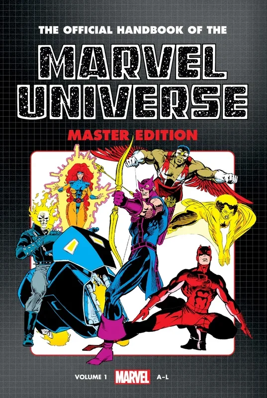 OFFICIAL HANDBOOK OF THE MARVEL UNIVERSE MASTER ED OMNIBUS V1 HC Marvel Comics