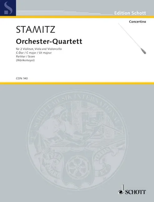 Orchestra-Quartet in C major – Score