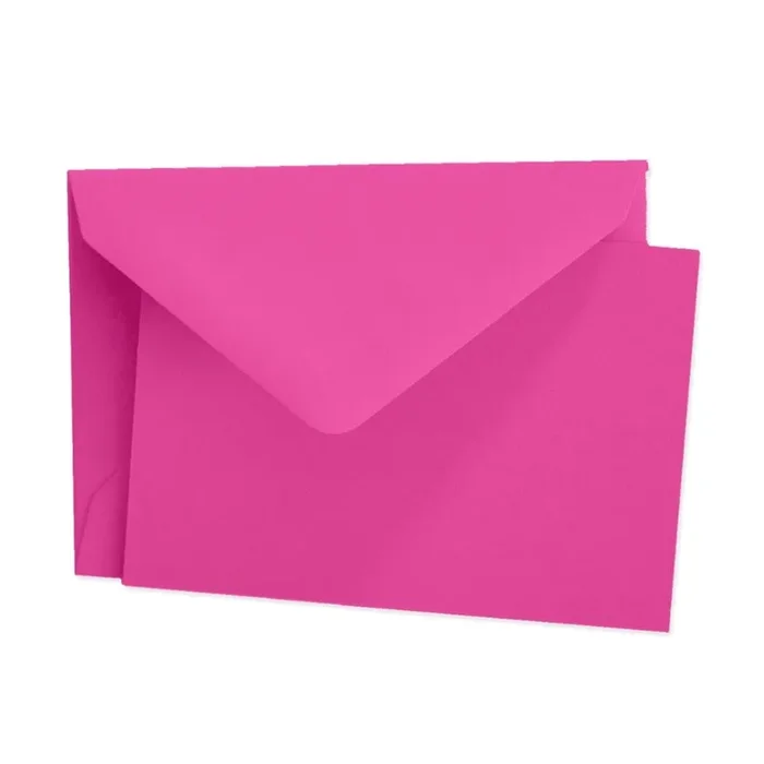Original Crown Mill Color Vellum Large Note Card Box – Fuchsia