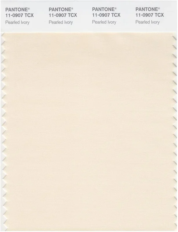 Pantone Smart 11-0907 TCX Color Swatch Card | Pearled Ivory
