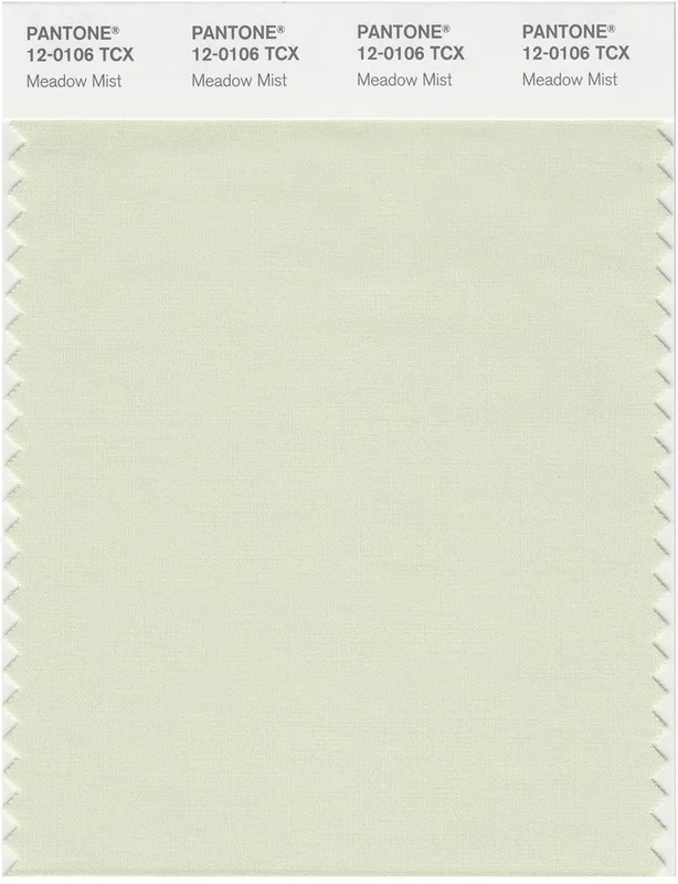 Pantone Smart 12-0106 TCX Color Swatch Card | Meadow Mist