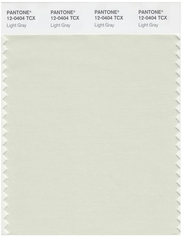 Pantone Smart 12-0404 TCX Color Swatch Card | Light Gray