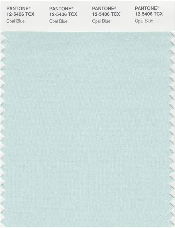 Pantone Smart 12-5406 TCX Color Swatch Card | Opal Blue