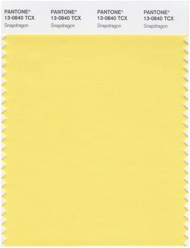 Pantone Smart 13-0840 TCX Color Swatch Card | Snapdragon
